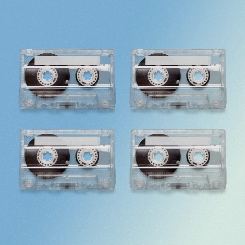 Blank Cassette Tapes (DIY Kit Refill)